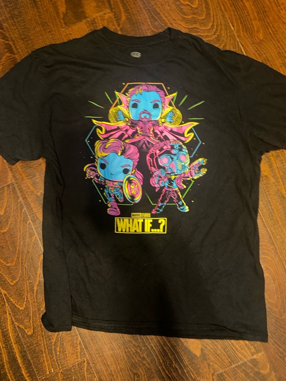 Funko marvel what if character colorful T shirt size 2xl